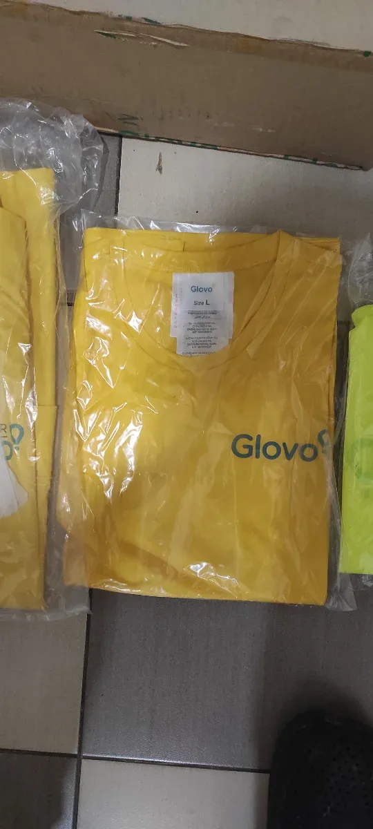 Ropa de iniciación de repartidor de Glovo