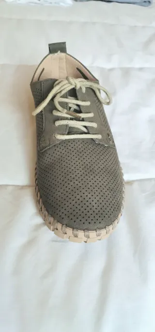 Zapato alpargatas Beget color Caqui