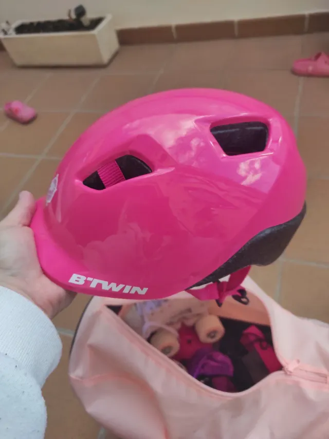 Patines blancos niña Oxelo talla 28