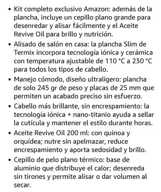 Kit Lisciante Professionale TERMIX. Piastre per capelli.