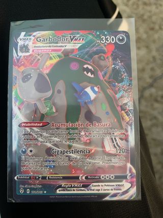 Carta Pokémon Garbodor VMAX PS 330