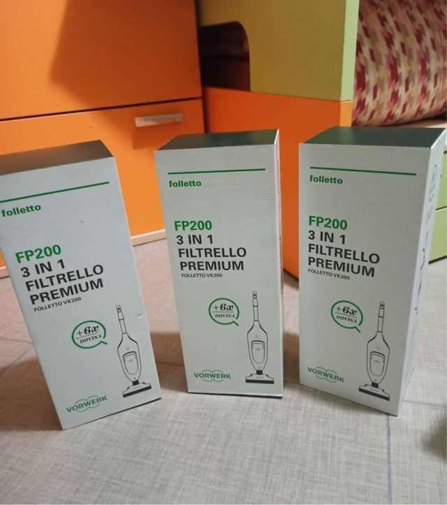 Sacchetti e profumi Folletto vk200/220s originali