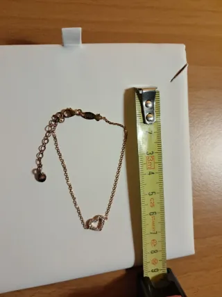 Mabina Gioielli Bracciale e Collana Cuori Oro Rosa