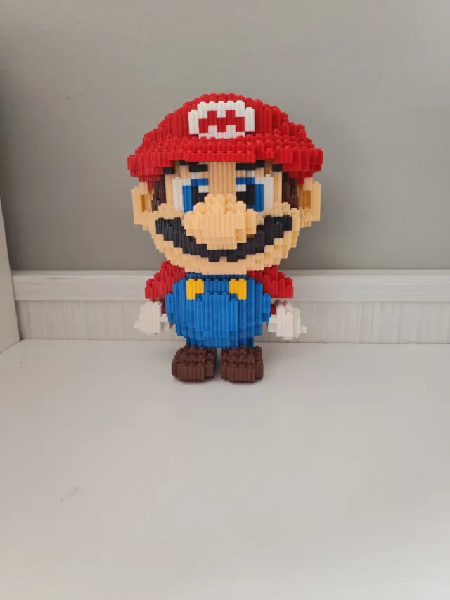 Figura Mario tipo Lego