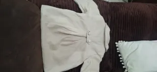 Abrigo niña beige (talla 24 meses )90.cm