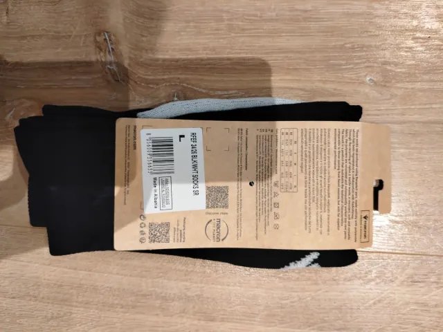 Calze arbitrali Macron nere taglia L (2 paia)