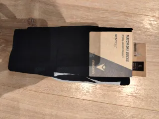 Calze arbitrali Macron nere taglia L (2 paia)