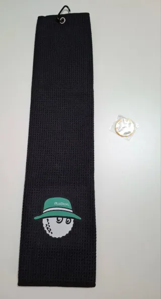 Toalla Golf Malbon con Mosquetón