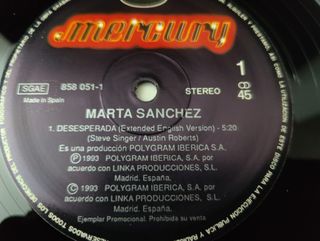 Vinilo Marta Sánchez Desesperada