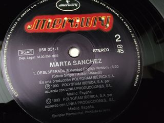 Vinilo Marta Sánchez Desesperada