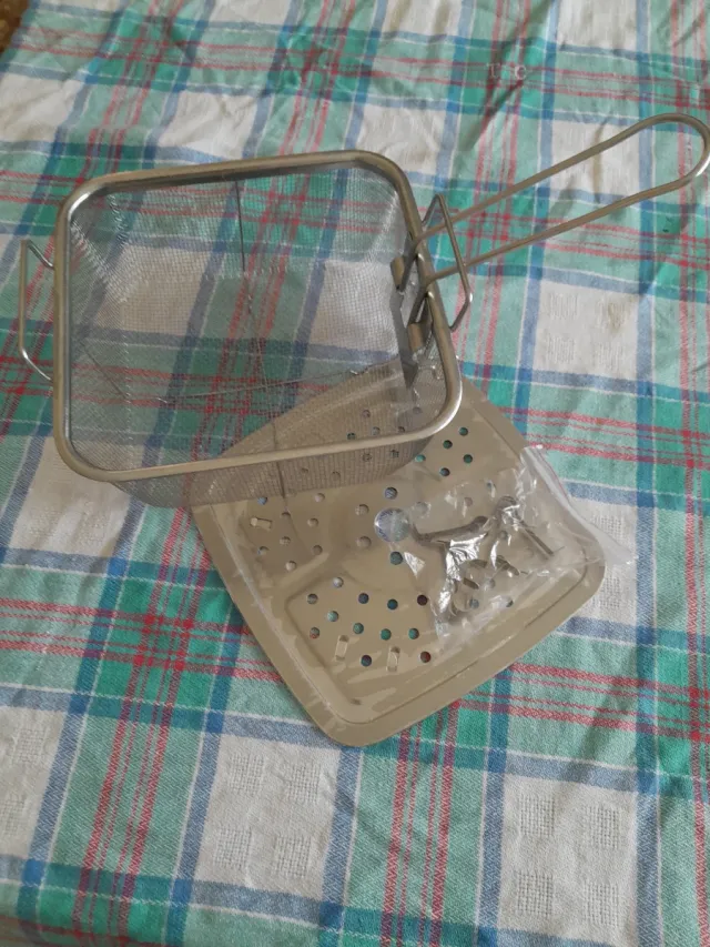 Cesto para freidora de acero inoxidable