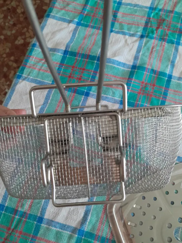 Cesto para freidora de acero inoxidable