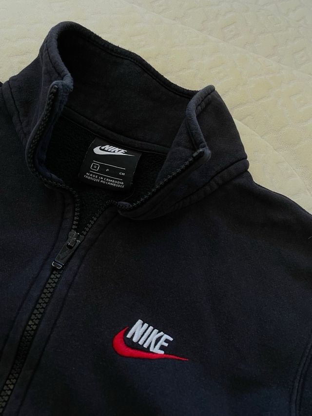 Sudadera Nike Media Cremallera Negra
