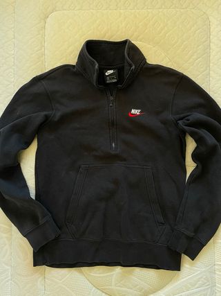 Sudadera Nike Media Cremallera Negra