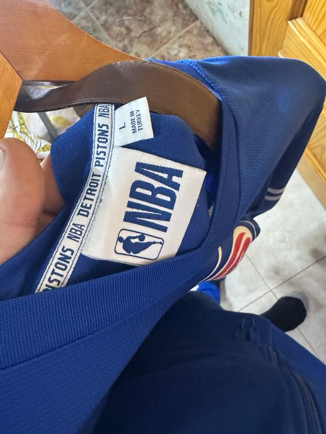 Camiseta NBA Detroit Pistons Azul