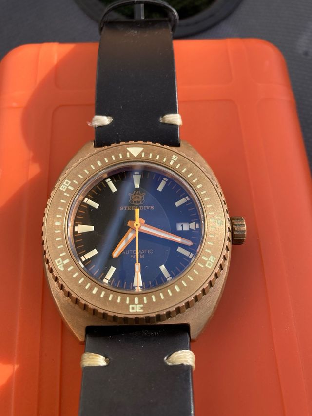 Reloj Diver Steeldive Bronze Espectacular