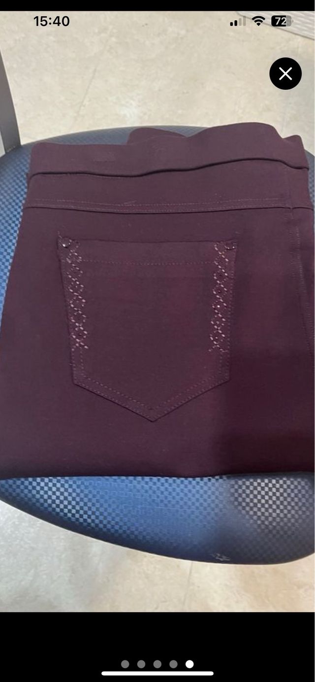 Pantalón elástico mujer