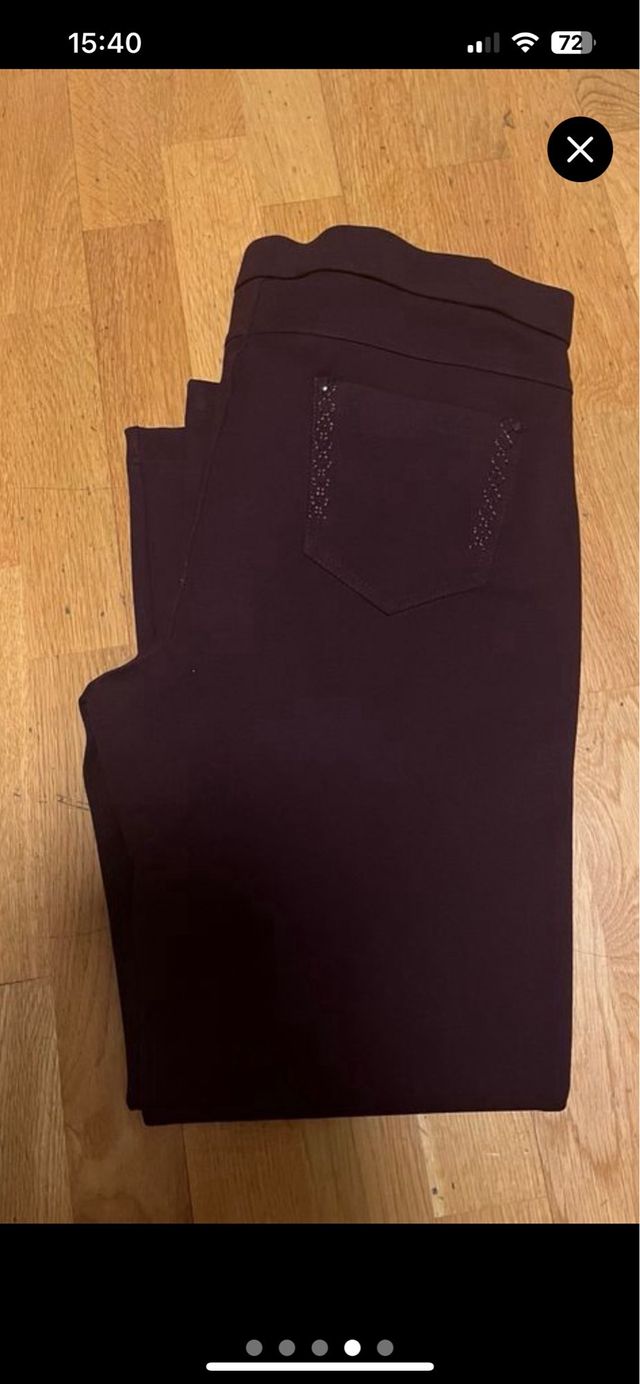 Pantalón elástico mujer