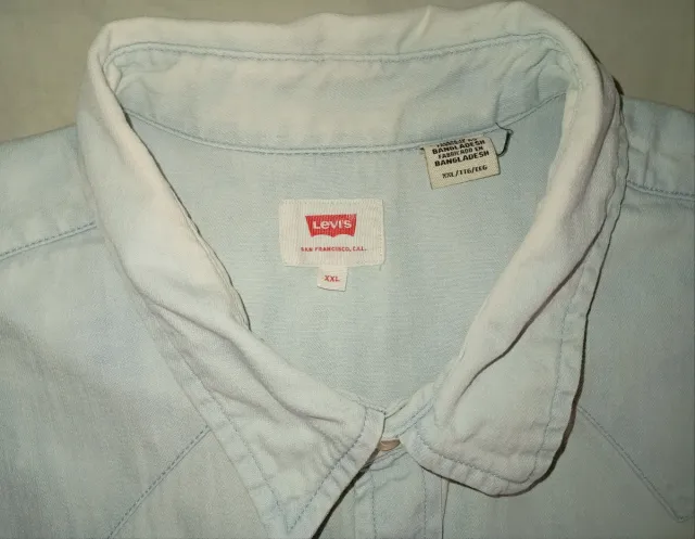 Camisa Vaquera Levi's Azul Talla XXL