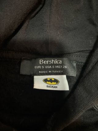 Sudadera Mujer Batman Bershka Talla S