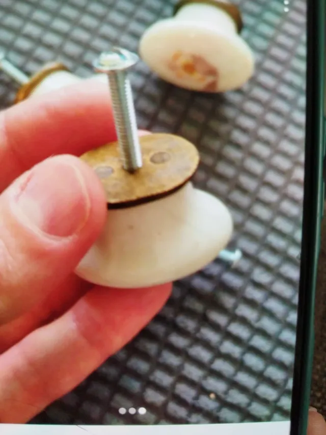 23 Tiradores cerámica flor vintage