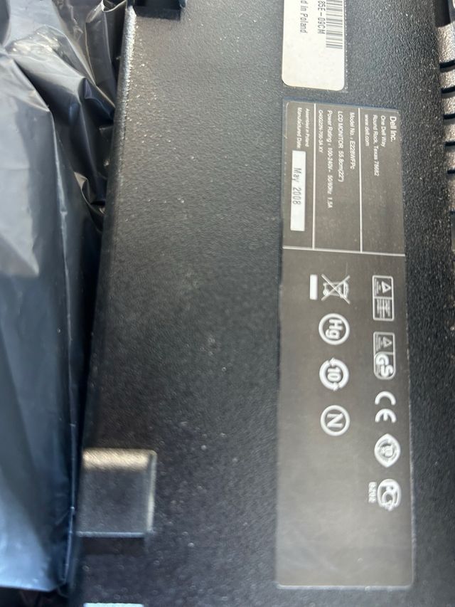 Monitor Dell PC Negro