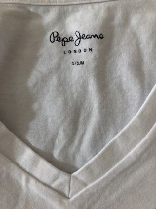 Camiseta Pepe Jeans Blanca Talla S