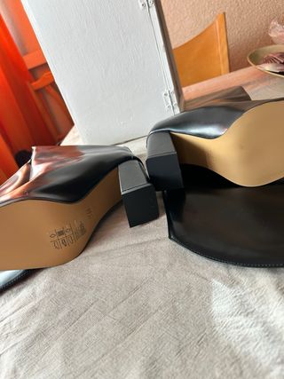 Botas altas negras de invierno