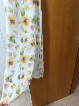 Vestido largo estampado floral
