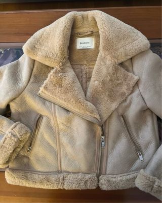 Cazadora Stradivarius Beige Talla M