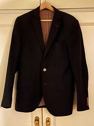 Chaqueta azul de traje azul marca el Ganso