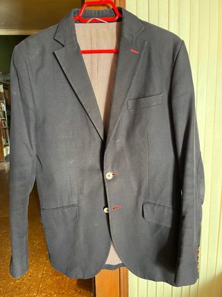 Chaqueta azul de traje azul marca el Ganso