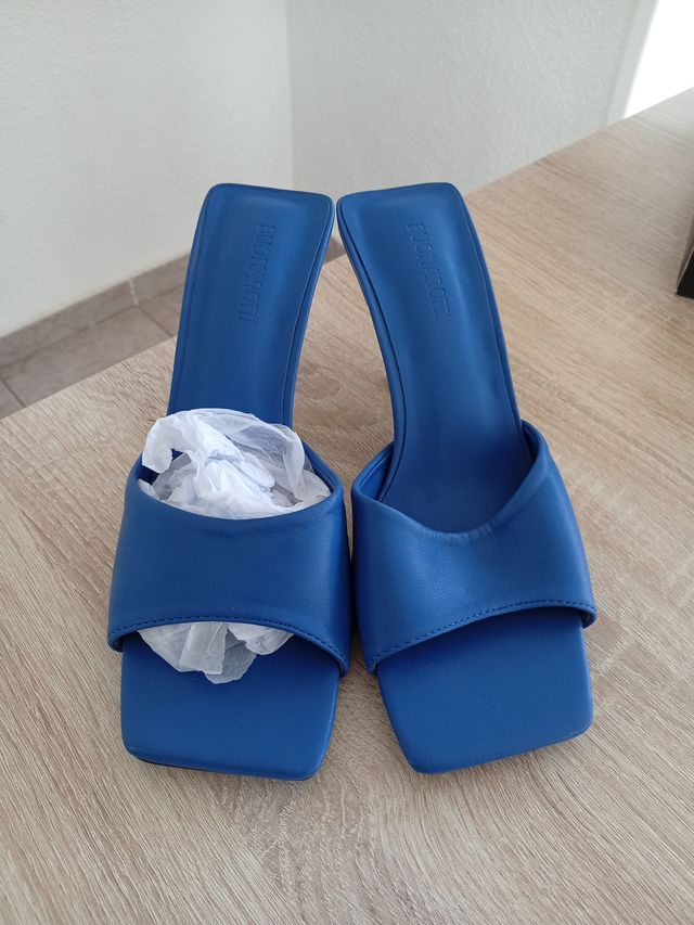 Sandalias Mujer Buonarotti Azul Talla 40