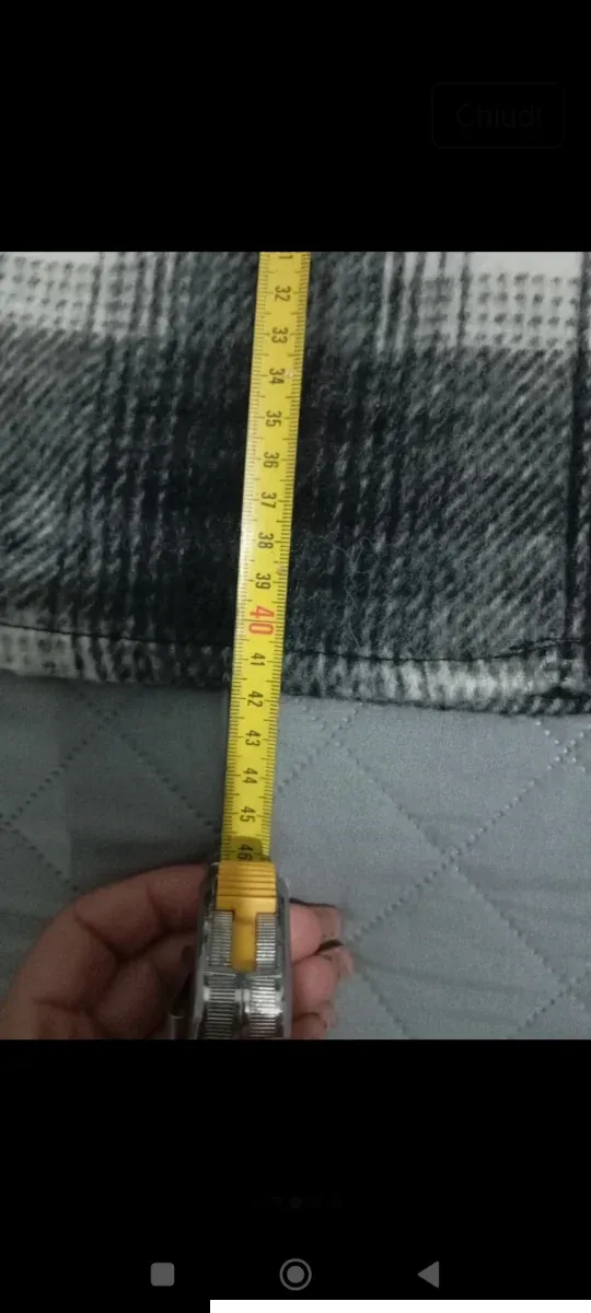 Gonna a quadri in lana