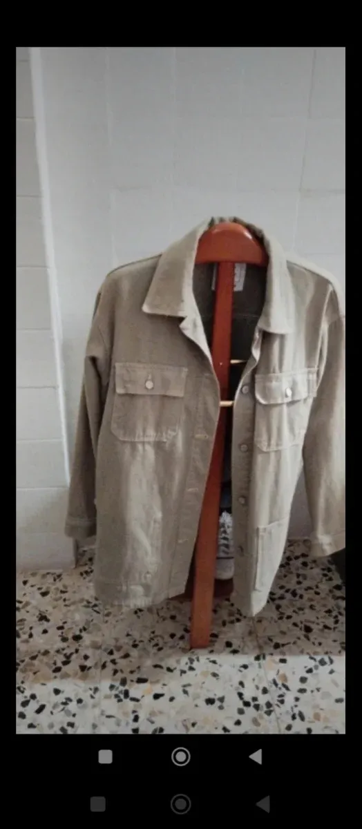 Chaqueta tejana beige T/M