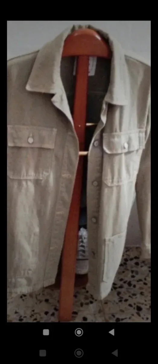 Chaqueta tejana beige T/M