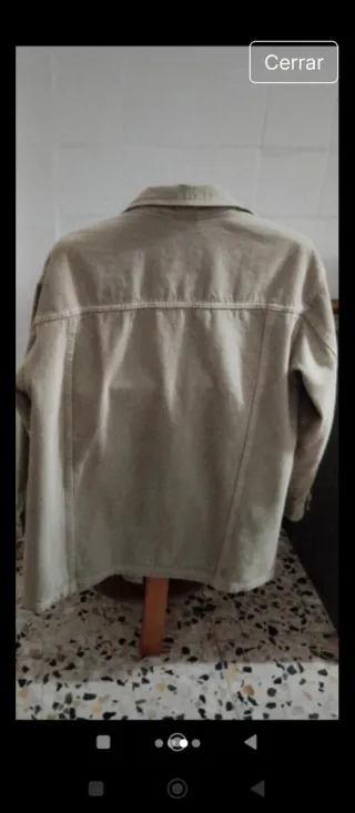 Chaqueta tejana beige T/M