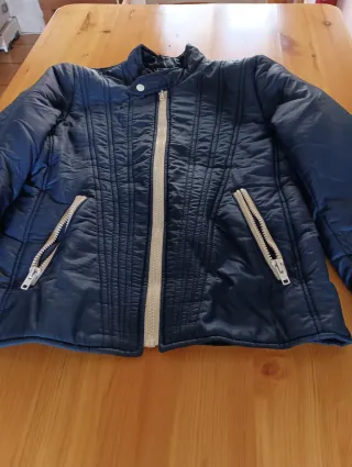 Giacca a vento donna vintage blu