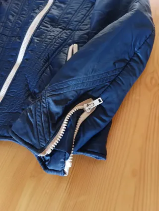 Giacca a vento donna vintage blu