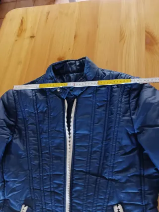 Giacca a vento donna vintage blu