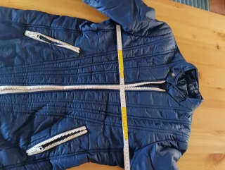 Giacca a vento donna vintage blu