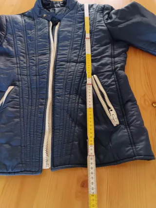 Giacca a vento donna vintage blu