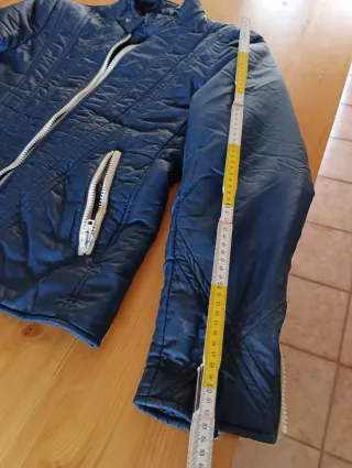 Giacca a vento donna vintage blu