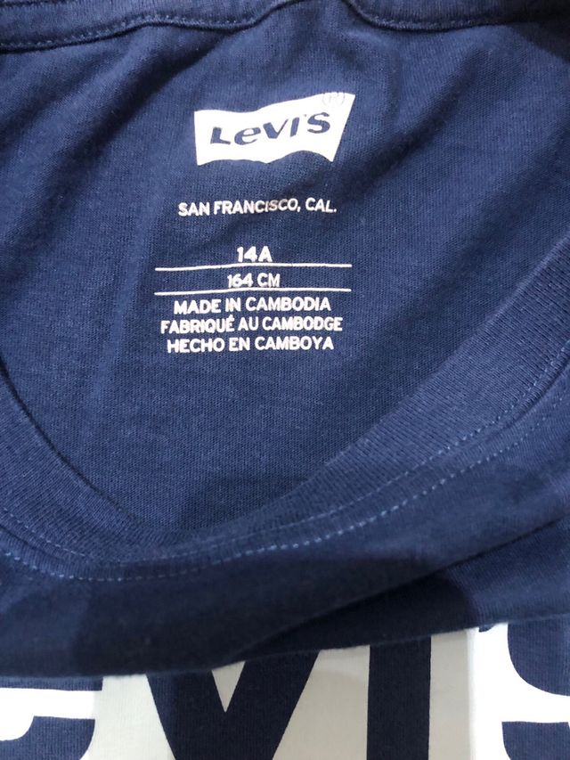 Camiseta Levi's azul