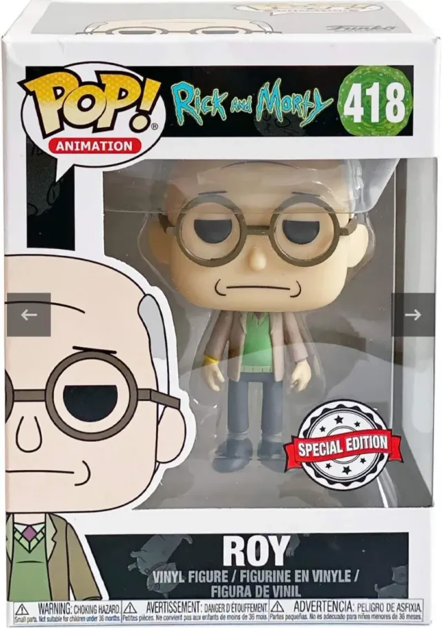Funko Pop! Rick y Morty Roy 418 Edición Especial