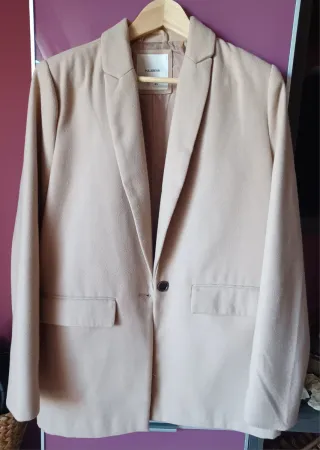 Chaqueta blazer Pull&Bear - Talla L Beige claro