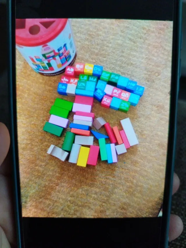 Juegos de construcción de madera con letras
