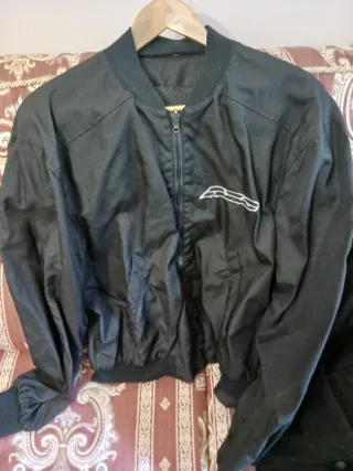 Chaqueta Moto Doble Protección Negra