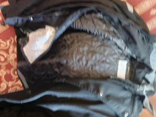 Chaqueta Moto Doble Protección Negra