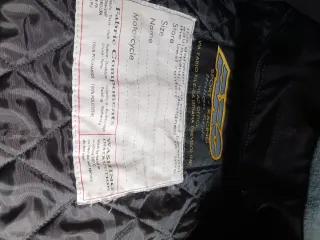 Chaqueta Moto Doble Protección Negra